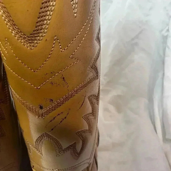 🔥 Host Pick🔥Justin Lizard Leather Cowboy Boots Style 9072 size 5.5E - Picture 12 of 12